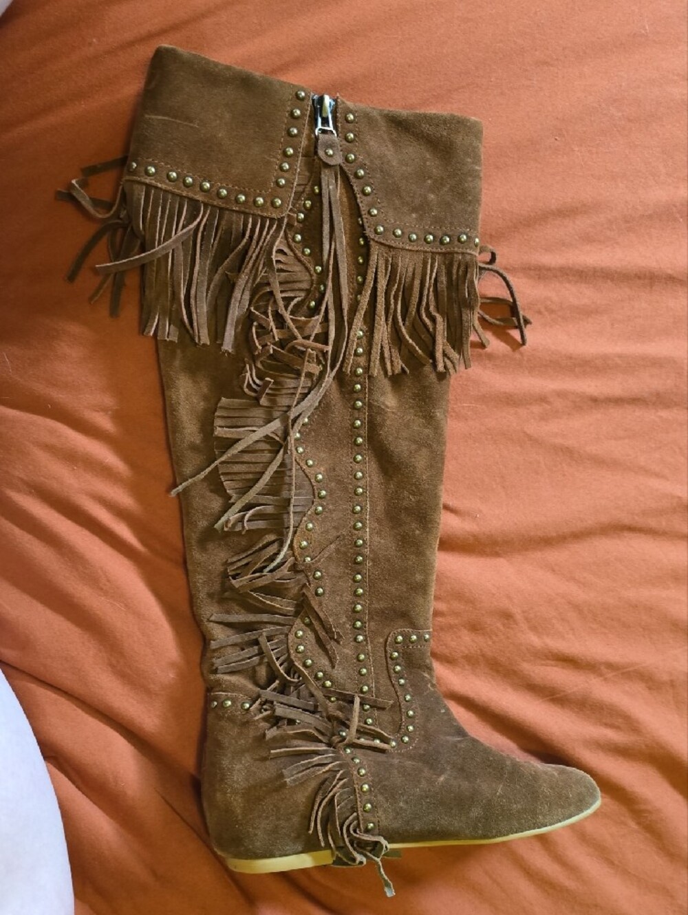 Jeffrey Campbell Joplin 2 Fringe Studded Boots - Picture 2 of 10